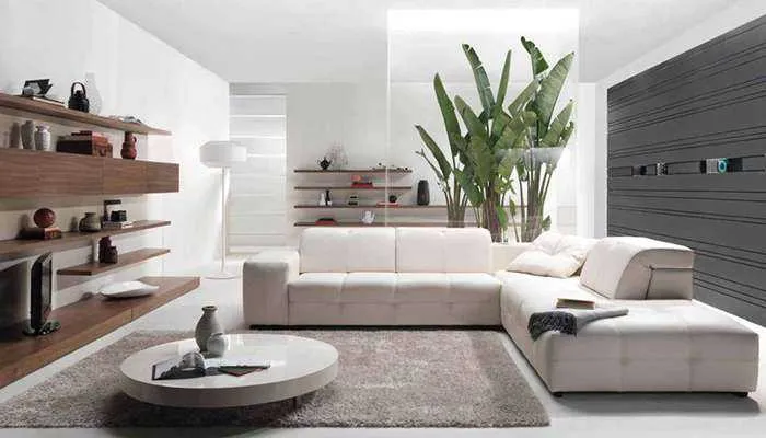 Clean living room in a New York City brownstone after professional house cleaning